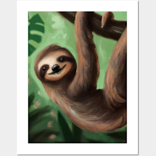 Baby Sloth Posters and Art